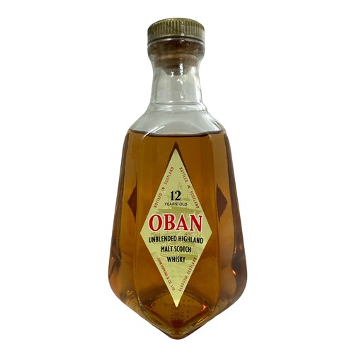 105 - Oban 12 Year Old John Hopkins and Co. single malt whisky. This early boxed example of Oban single ma... 