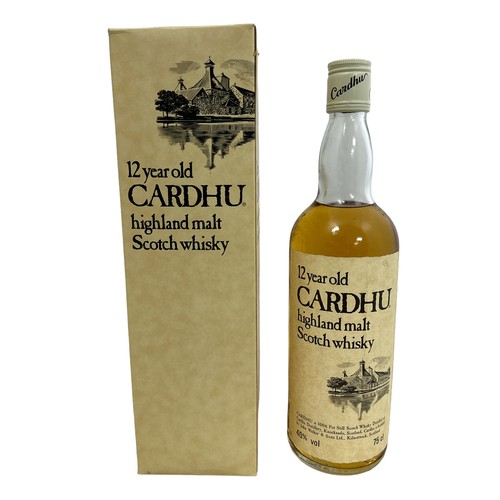 104 - Cardhu 12 Year Old Highland Malt Scotch Whisky, bottled in the 1980's in original presentation box. ... 