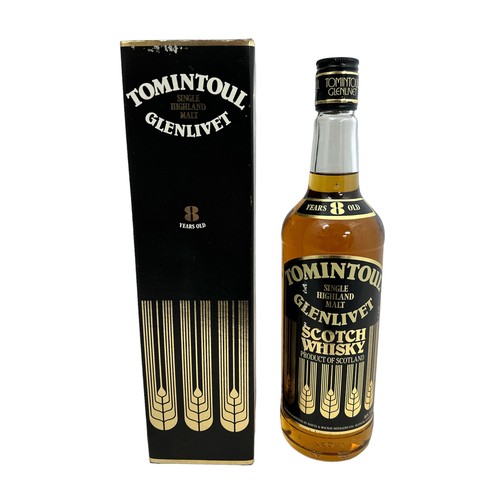 97 - Tomintoul Glenlivet 8 Year Old Highland single malt whisky in presentation box. 75cl / 40% abv.