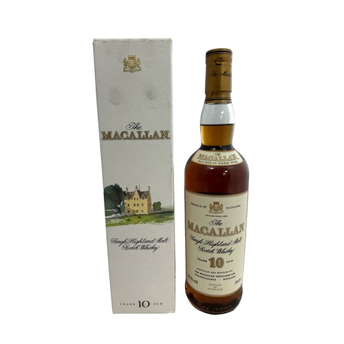 98 - The Macallan Single Highland Malt Scotch whisky 10-year-old in presentation box. 70cl / 40% abv.