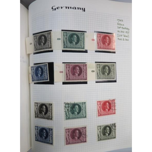 590 - Germany 1872-1944 mint and/or used collection in large album, much duplication to 1920’s used, Infla... 