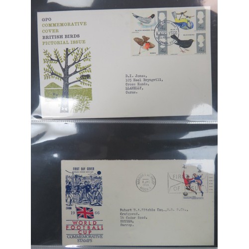 653 - Great Britain First Day Cover collection with better cancellations in five volumes and a small box o... 