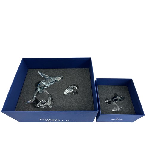 227 - Swarovski Crystal Society Annual Edition 2012 Paikea Humpback whale (signed by designer Stefanie Ned... 