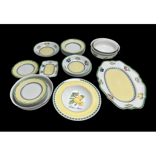 161 - Villeroy & Boch French Garden Fleurence dinner service to include 26.5cm dinner plates (6), 20cm sid... 