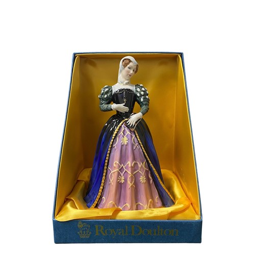 211 - Royal Doulton - four Queens of the Realm figures, comprising  Mary Queen of Scots HN 3142 No.502, Qu... 