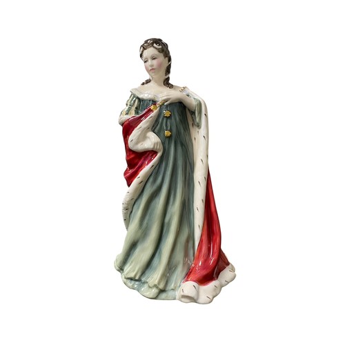 211 - Royal Doulton - four Queens of the Realm figures, comprising  Mary Queen of Scots HN 3142 No.502, Qu... 