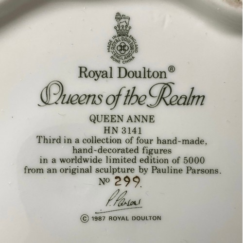 211 - Royal Doulton - four Queens of the Realm figures, comprising  Mary Queen of Scots HN 3142 No.502, Qu... 