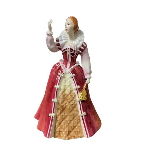 211 - Royal Doulton - four Queens of the Realm figures, comprising  Mary Queen of Scots HN 3142 No.502, Qu... 