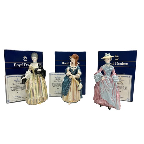 212 - Royal Doulton Gainsborough Ladies range of three figures to include The Hon. Frances Duncombe HN 300... 