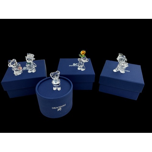 242 - Swarovski Kris Bear crystal figures, including 'Fritz' (9400 NR 000 115), 'Especially for you'  (940... 