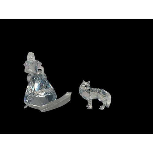 236 - Swarovski crystal Fairy Tale figures. Cinderella, missing slipper (7550 000 008), boxed no certficat... 