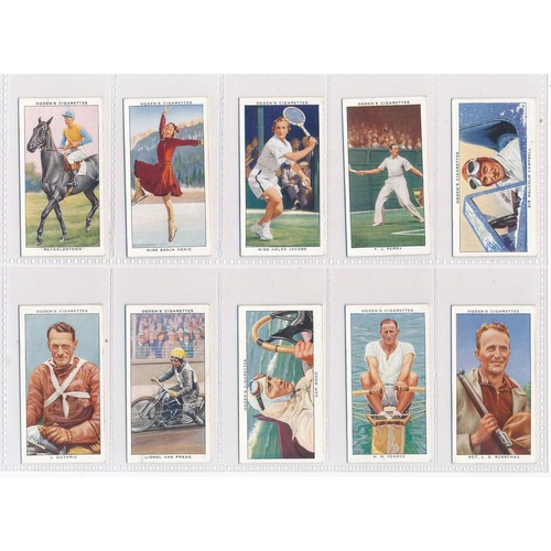 771 - Ogdens Champions of 1936 complete set in very good to excellent condition. Includes Jesse Owens rook... 