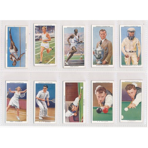 771 - Ogdens Champions of 1936 complete set in very good to excellent condition. Includes Jesse Owens rook... 