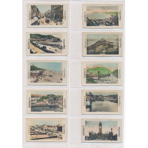 747 - Gallaher 1925 Interesting Views hand coloured set, of 100 cards, in very good to excellent condition... 