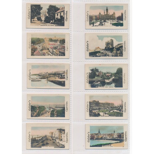 747 - Gallaher 1925 Interesting Views hand coloured set, of 100 cards, in very good to excellent condition... 