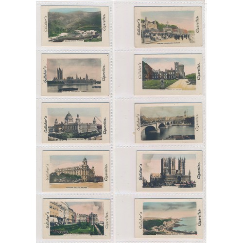 747 - Gallaher 1925 Interesting Views hand coloured set, of 100 cards, in very good to excellent condition... 