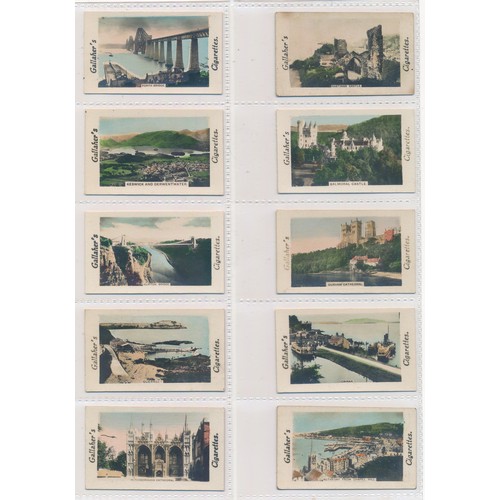 747 - Gallaher 1925 Interesting Views hand coloured set, of 100 cards, in very good to excellent condition... 