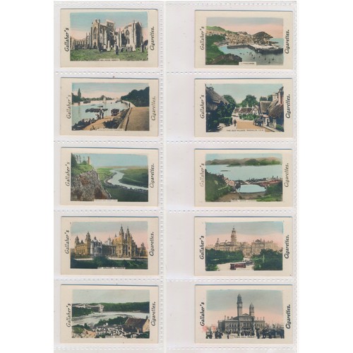 747 - Gallaher 1925 Interesting Views hand coloured set, of 100 cards, in very good to excellent condition... 