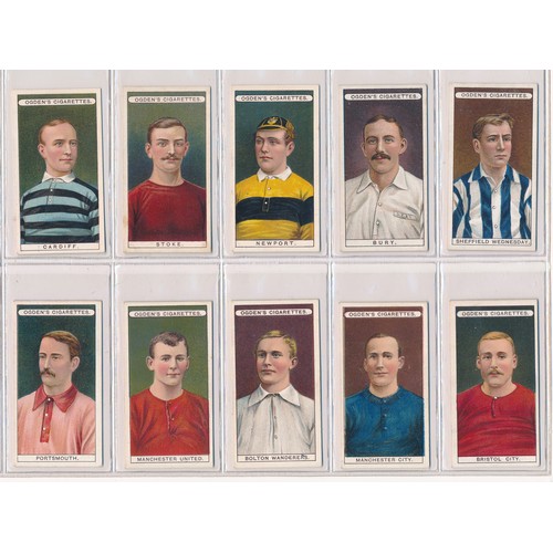 769 - Ogdens 1906 Football Club Colours complete set of 51 in very good condition with some better. Includ... 