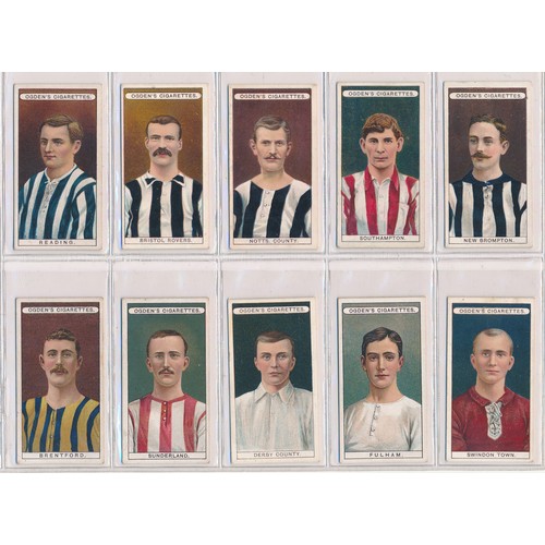 769 - Ogdens 1906 Football Club Colours complete set of 51 in very good condition with some better. Includ... 