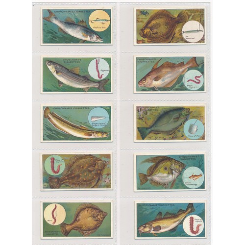 740 - Churchman 1914 Fish & Bait complete set of 50, in very good to excellent condition. Cat. £375