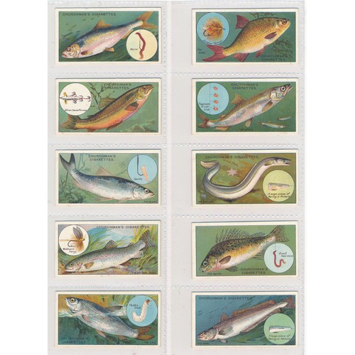 740 - Churchman 1914 Fish & Bait complete set of 50, in very good to excellent condition. Cat. £375