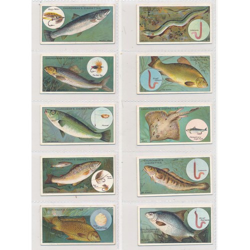 740 - Churchman 1914 Fish & Bait complete set of 50, in very good to excellent condition. Cat. £375