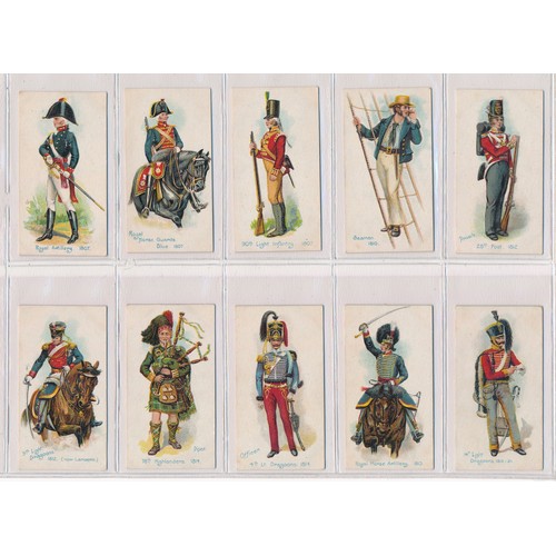 775 - Player 1898 Old England's Defenders complete set of 50, in very good condition with some better, apa... 