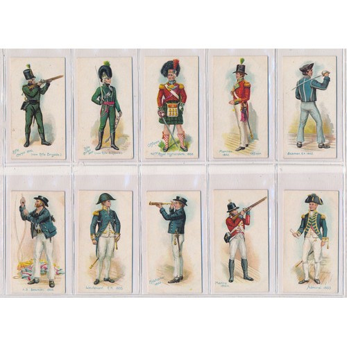 775 - Player 1898 Old England's Defenders complete set of 50, in very good condition with some better, apa... 