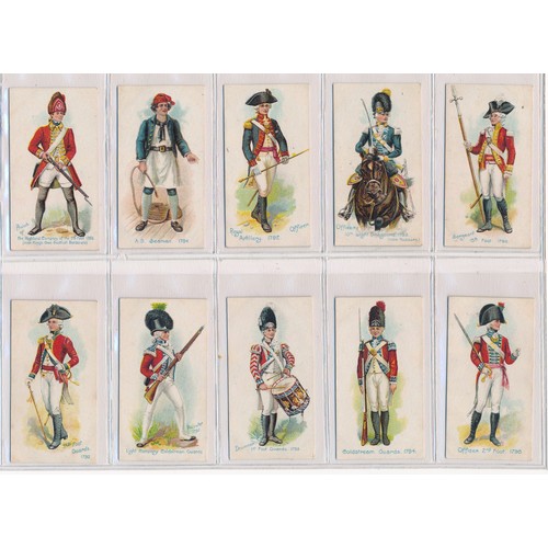 775 - Player 1898 Old England's Defenders complete set of 50, in very good condition with some better, apa... 