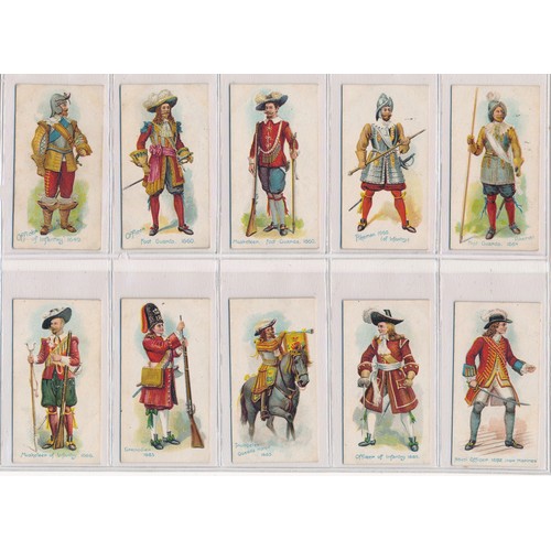 775 - Player 1898 Old England's Defenders complete set of 50, in very good condition with some better, apa... 