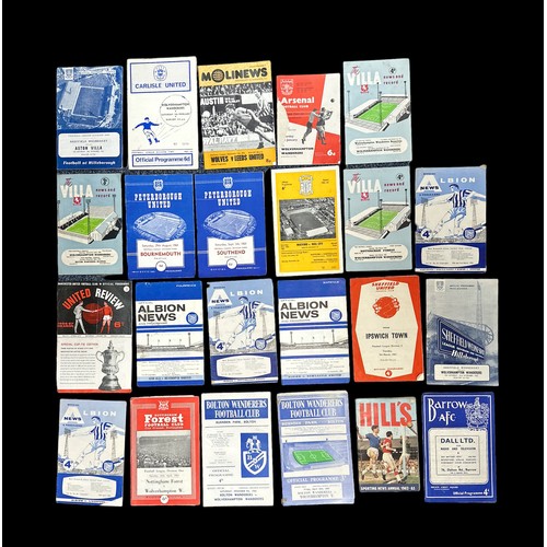 723 - Mainly 1960's football programmes (120+), including internationals, cup fixtures, friendlies, Scotti... 