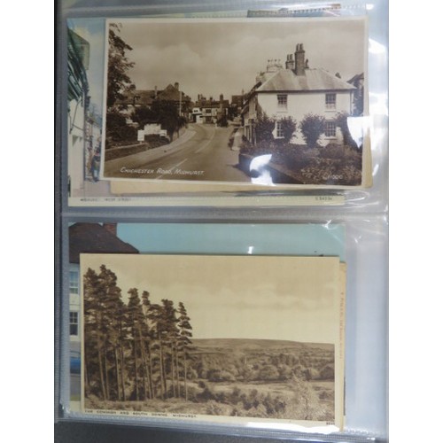 677 - West Sussex – A collection of 1940’s/1950’s postcards from various locations in West Sussex includin... 