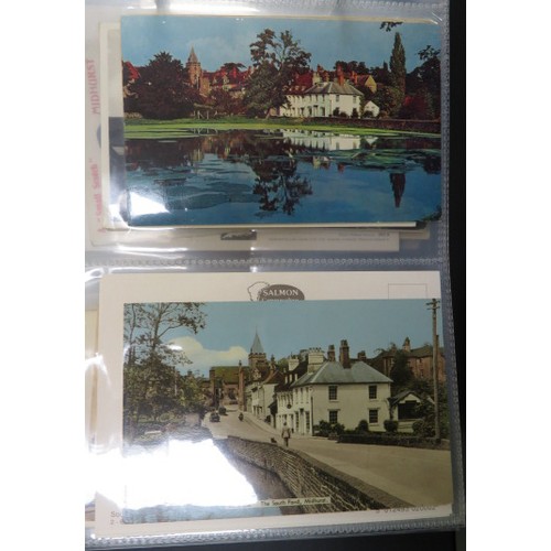 677 - West Sussex – A collection of 1940’s/1950’s postcards from various locations in West Sussex includin... 