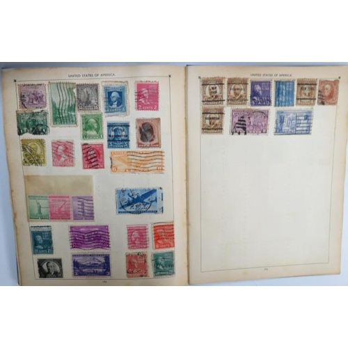 576 - World predominantly used range in seven assorted volumes and small box, Mercury album with Foreign m... 