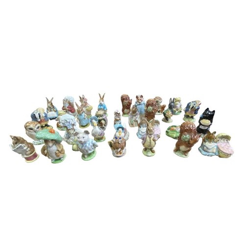 114 - Beswick Beatrix Potter collection (31) to include Peter Rabbit, Tailor of Gloucester, Timmie Willie ... 