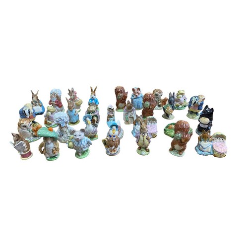 114 - Beswick Beatrix Potter collection (31) to include Peter Rabbit, Tailor of Gloucester, Timmie Willie ... 