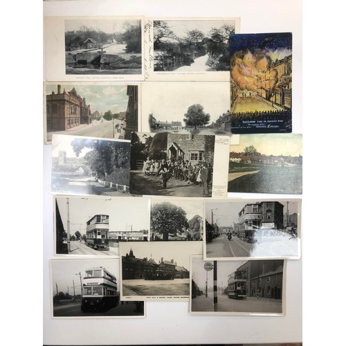 676 - West Midlands & Warwickshire – A selection of various postcards, largely Edwardian, relating to the ... 