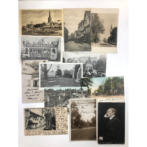 676 - West Midlands & Warwickshire – A selection of various postcards, largely Edwardian, relating to the ... 