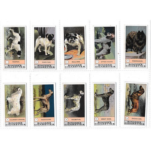 744 - Edwards, Ringer & Bigg (E.R.B.) 1908 Dog Series Klondyke back complete set of 23 in excellent condit... 