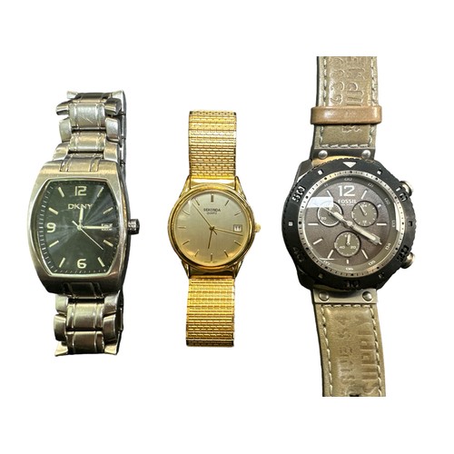 603 - Selection of various watches (4) to include; a boxed Citizen Eco-Drive Chronograph (Model No. BL5XXX... 