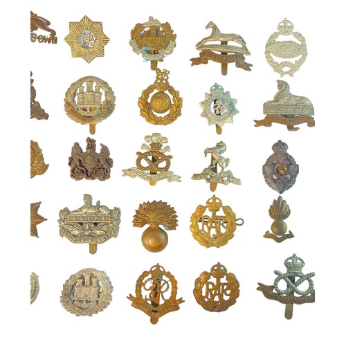 160 - Selection of various cap badges, some more interesting examples, to include; RAF (x2), Royal Artille... 