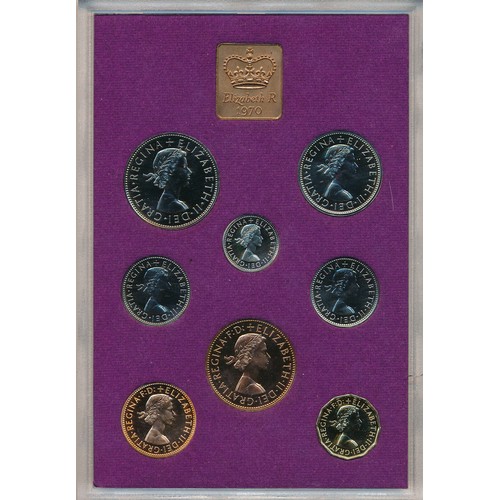 346 - Collection with mint coin sets Australia 1988 (2, both cellophane sealed), GB proof cased sets FDC 1... 