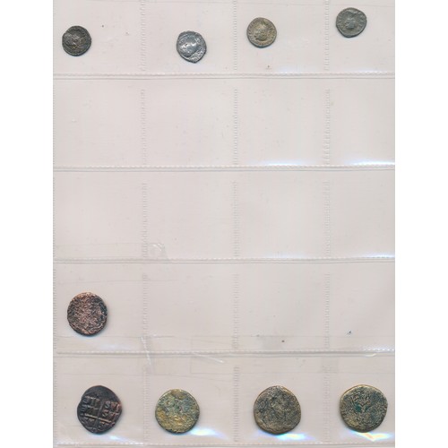 259 - Roman coins collection in mixed condition with silver denari (4), ranges of Ae3/4's etc. Qty 140+