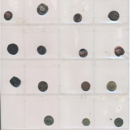 259 - Roman coins collection in mixed condition with silver denari (4), ranges of Ae3/4's etc. Qty 140+