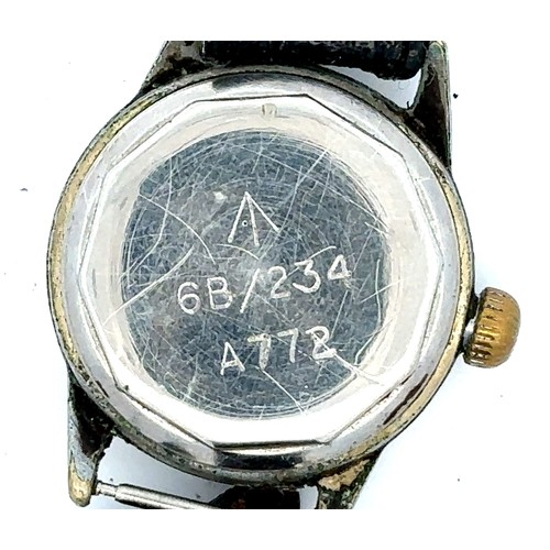 559 - WW2 RAF issue Waltham military watch 6B/234 A772 with crows foot