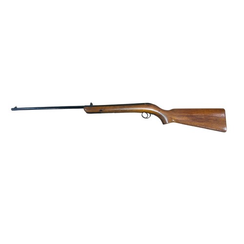 119 - BSA Cadet Major .177 air rifle with semi-pistol grip (BSA stamp embossed) and adjustable sights, ser... 