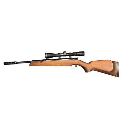 123 - Webley Tracker .22 side action Air Rifle, serial number 52491. Scope 3-9 x 40. Optics in good condit... 