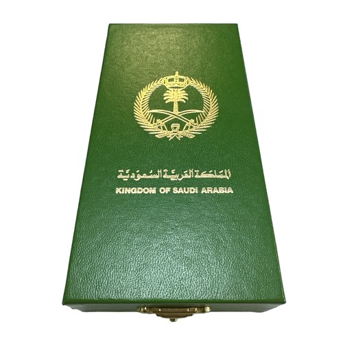 32 - Kingdom of Saudi Arabia - Liberation of Kuwait medal in Kingdom of Saudi Arabia box.