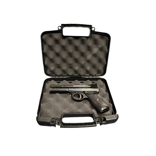 148 - Webley Mark 1 .22 Air Pistol. With Flambeau hard case. Serial number 764. The Webley 